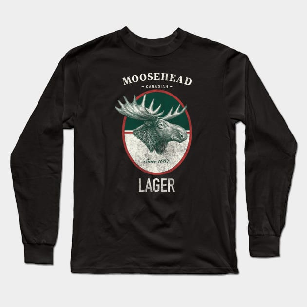 Canadian Beer 1867 Long Sleeve T-Shirt by morbinhood